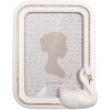 Clayre & Eef 2F1312 Cadre Photo 17x3x22 cm Blanc 13x18 cm