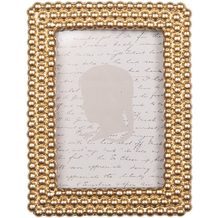 Clayre & Eef 2F1329 Cadre Photo Doré 9x2x11 cm