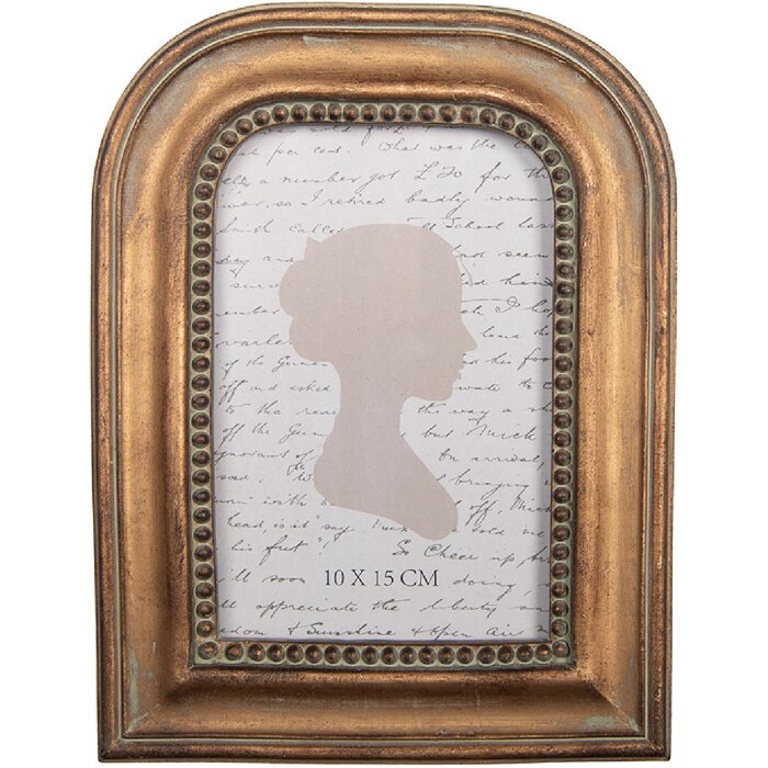 Clayre & Eef 2F1339 Cadre photo 16x21 cm Or 10x15 cm
