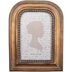 Clayre & Eef 2F1339 Cadre photo 16x21 cm Or 10x15 cm