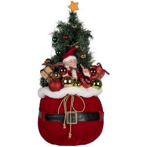 Clayre & Eef Arbre de Noël LED 30x70 cm