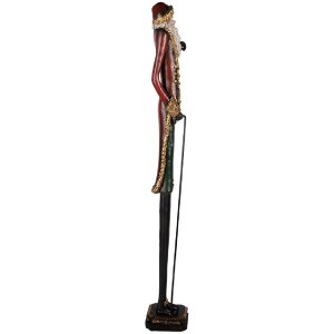 Clayre & Eef 5PR0168 Décoration Père Noël 9x7x60 cm Rouge & Vert
