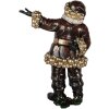 Clayre & Eef Père Noël Décoration 58x33x76 cm Rouge Doré