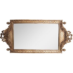Clayre & Eef Miroir Mural 19x3x40 cm Doré