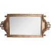 Clayre & Eef Miroir Mural 19x3x40 cm Doré