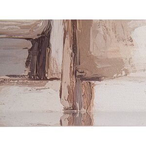 Clayre & Eef 66266 Décoration Murale Beige/Rose 51x3x51 cm