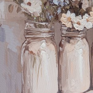 Clayre & Eef 66266 Décoration Murale Beige/Rose 51x3x51 cm