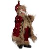 Clayre & Eef 66322 Décoration Père Noël 16x12x31 cm Rouge