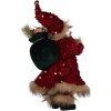Clayre & Eef 66322 Décoration Père Noël 16x12x31 cm Rouge