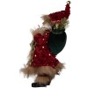 Clayre & Eef 66322 Décoration Père Noël 16x12x31 cm Rouge