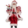 Décoration Père Noël Clayre & Eef 66325 16x8x28 cm