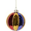 Boule de Noël Ø 8 cm Multicolore Clayre & Eef
