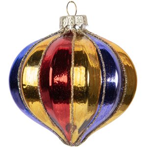 Boule de Noël Clayre & Eef 8 cm Multicolore