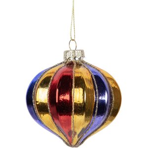 Boule de Noël Clayre & Eef 8 cm Multicolore