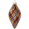 Boule de Noël Ø 6x13 cm Multicolore Clayre & Eef
