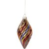 Boule de Noël Ø 6x13 cm Multicolore Clayre & Eef
