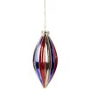 Boule de Noël Multicolore 6x13 cm Clayre & Eef