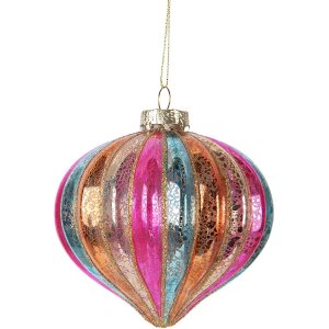 Boule de Noël Clayre & Eef Ø 10 cm Multicolore