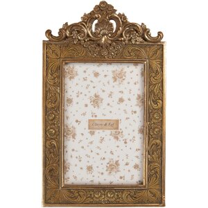 Clayre & Eef 2F1349S Cadre Photo 14x2x24 cm Doré