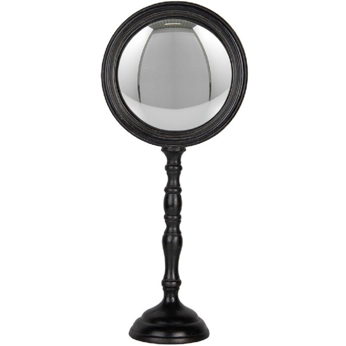 Miroir sur pied Clayre & Eef 17x10x39 cm Noir