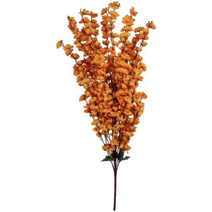 Clayre & Eef 5PL0168O Branche décorative fleurie 15x100 cm Orange