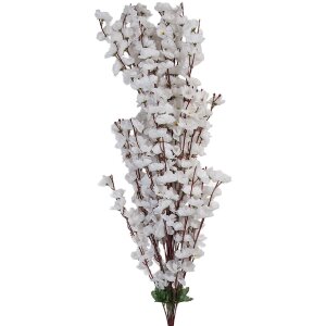 Clayre & Eef Branche Décorative avec Fleurs 15x10x100 cm
