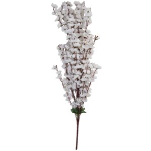 Clayre & Eef Branche Décorative avec Fleurs 15x10x100 cm