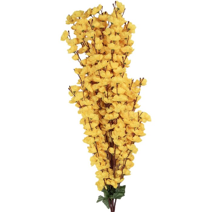 Clayre & Eef Branche décorative avec fleurs 15x10x100 cm