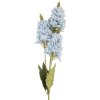 Clayre & Eef Branche décorative avec fleurs bleu 10x7x74 cm