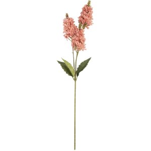 Clayre & Eef Branche Décorative avec Fleurs 10x7x74 cm Rose