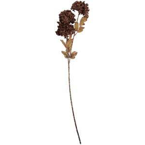 Clayre & Eef Branche Décorative avec Fleurs 76cm Marron Vert