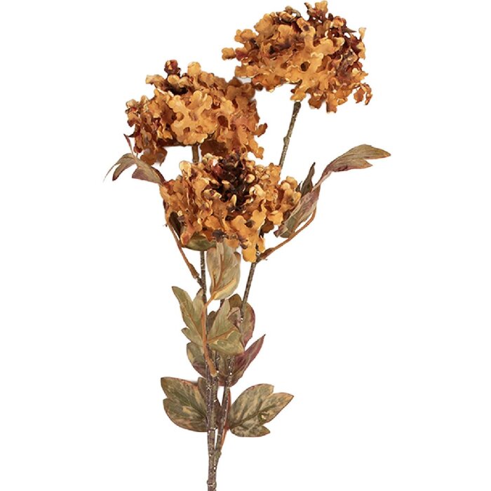 Clayre & Eef 5PL0193LO Décoration Branche Florale Orange Vert 10x8x76 cm