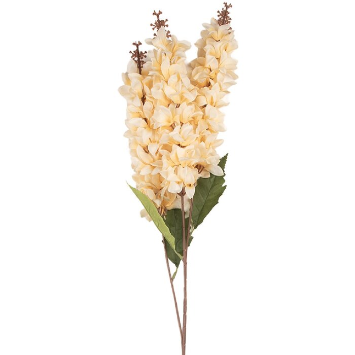 Clayre & Eef 6PL0398BE Décoration Branche Fleur 8x6x85 cm Beige-Vert