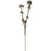Clayre & Eef Branche Décorative avec Fleurs Gris Vert 58cm