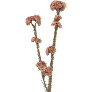 Clayre & Eef Branche Florale Rose Vert 58cm