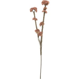 Clayre & Eef Branche Florale Rose Vert 58cm