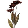 Clayre & Eef Branche décorative fleurs 8x5x60 cm Marron et Vert