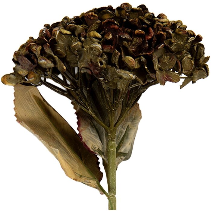 Clayre & Eef Branche Décorative avec Fleurs Verte 15x15x47 cm