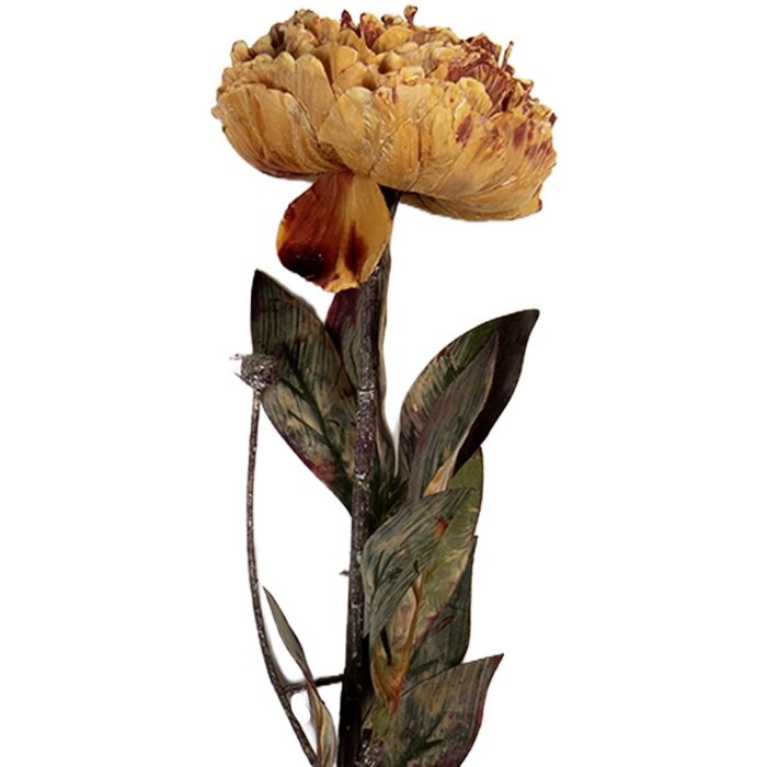 Clayre & Eef Fleur Artificielle Orange & Vert 65 cm