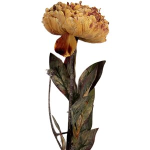 Clayre & Eef Fleur Artificielle Orange & Vert 65 cm