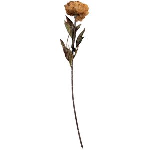 Clayre & Eef Fleur Artificielle 10x10x65 cm Jaune Vert