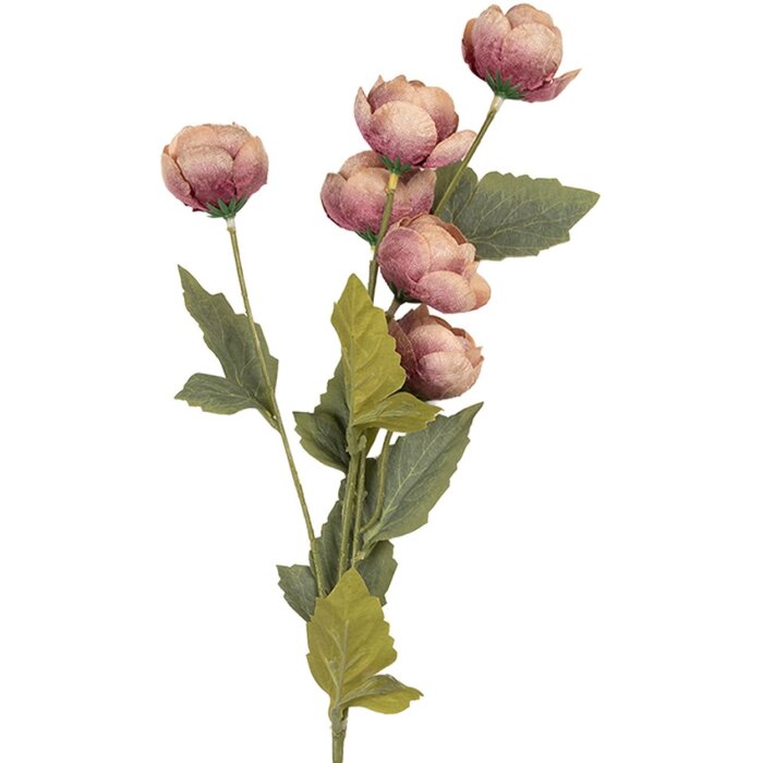 Clayre & Eef Branche décorative avec fleurs 10x10x63 cm