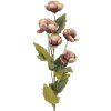Clayre & Eef Branche Décorative avec Fleurs 10x10x63 cm Violet