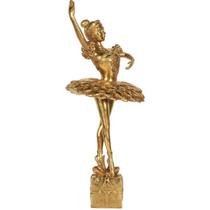 Décoration Ballerine Dorée Clayre & Eef 6PR5418