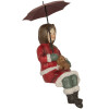 Décoration Enfant Chien Clayre & Eef 10x7x19 cm Rot Braun