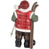 Décoration Père Noël Clayre & Eef 6PR5524 15x11x25 cm Vert et Brun