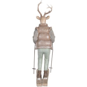 Clayre & Eef 6PR5530 Décoration Cerf 16x11x33 cm