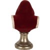 Buste de Noël Clayre & Eef 9x7x15 cm Rouge & Blanc