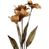 Clayre & Eef Branche décorative avec fleurs 8x5x60 cm marron et vert