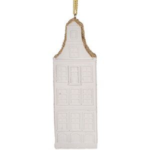 Décoration Suspendue Maison Clayre & Eef Noël Blanc